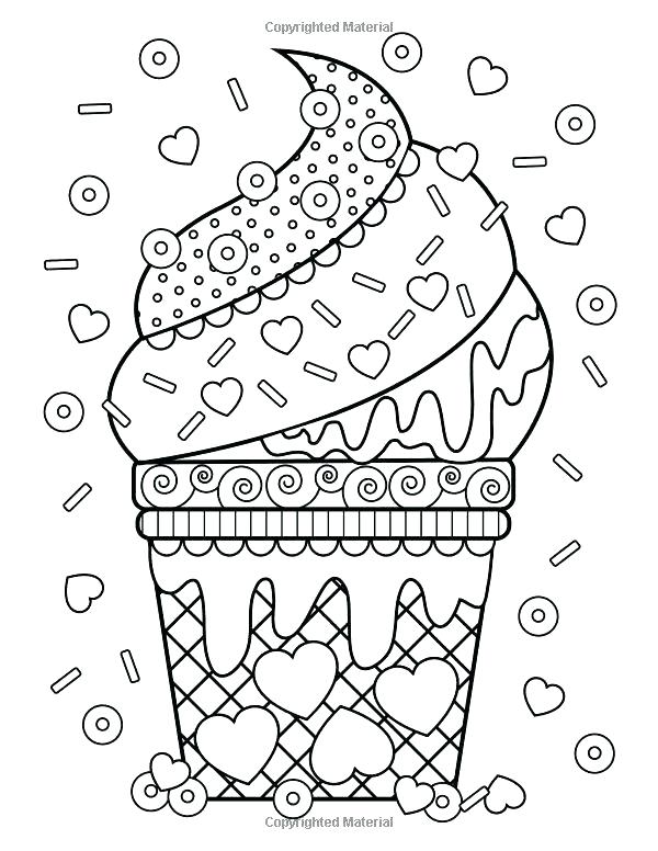 Unhealthy Food Coloring Pages