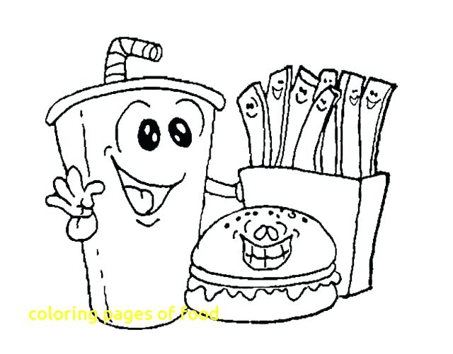 640x501 Printable Food Coloring Pages Unhealthy Food Coloring Pages
