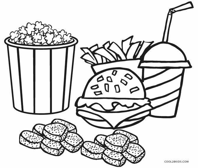 670x568 Free Printable Food Coloring Pages For Kids Cool2bkids