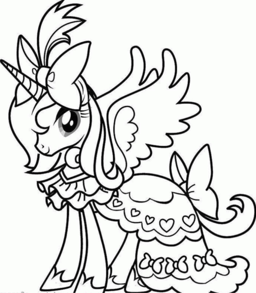 893x1024 Unicorn Rainbow Coloring Pages Unicorns Cute Baby Best Of To Color
