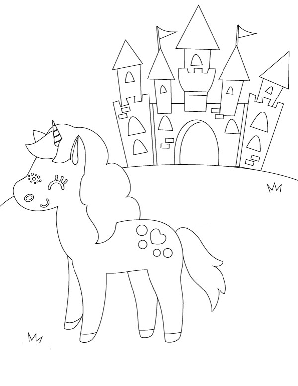 Unicorn Coloring Pages For Girls