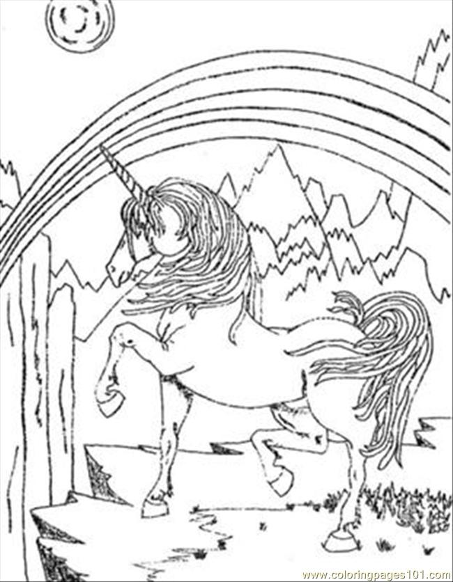 650x836 Unicorn Sentr Coloring Page