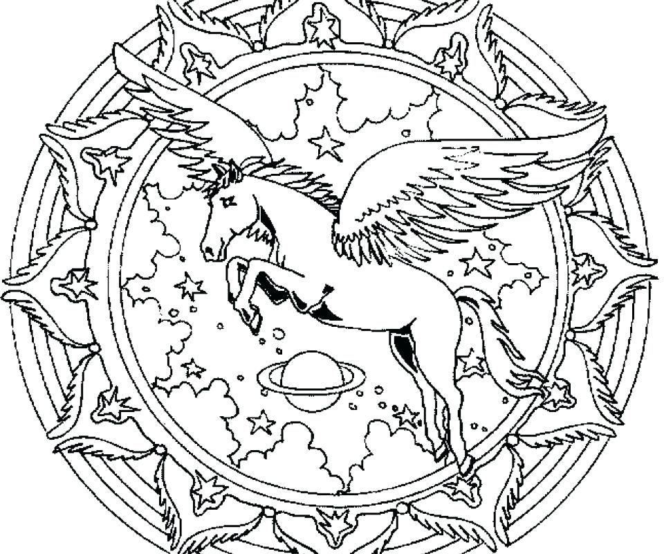 960x800 Unicorn Color Page Cute Unicorn Coloring Pages For Preschool Free