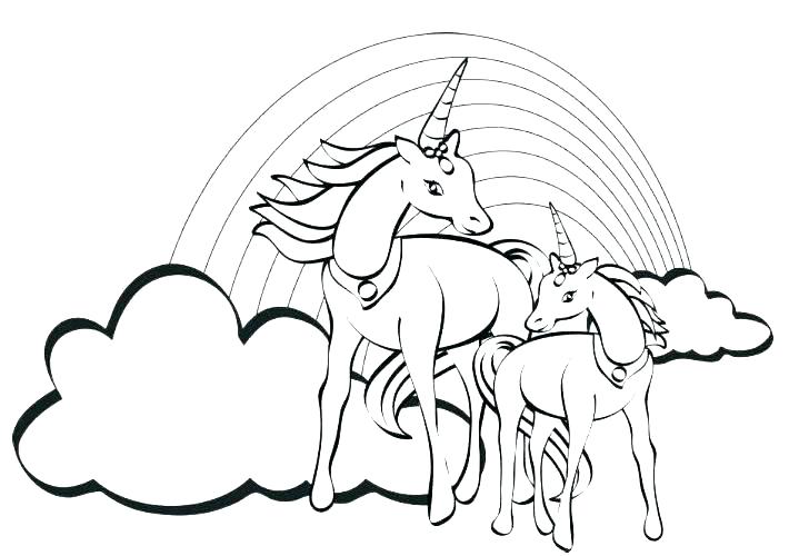 719x500 Cute Unicorn Coloring Pages Printable Printable Coloring Cute