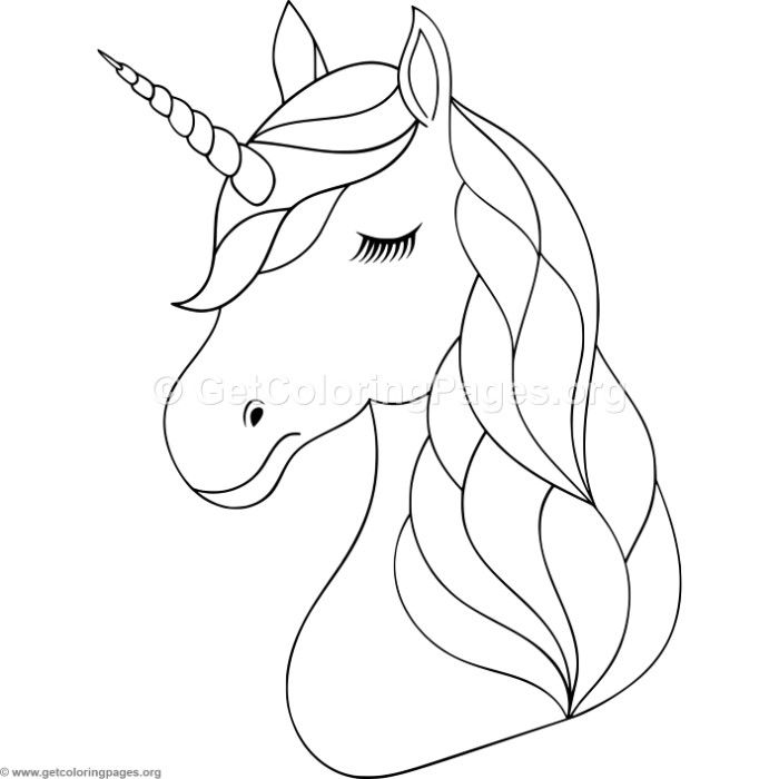 700x700 Free To Download Unicorn Head Coloring Pages