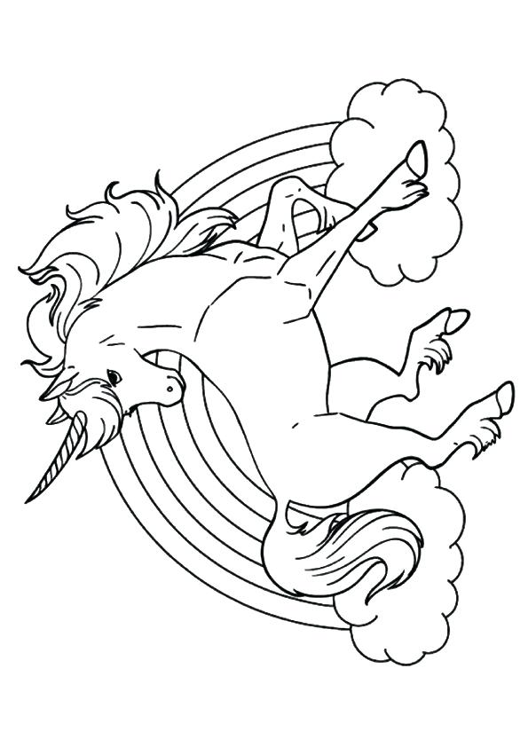 595x842 Unicorn Rainbow Coloring Pages Printable Coloring Print Coloring