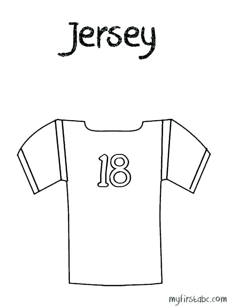 767x1024 Football Jersey Coloring Pages Football Jersey Coloring Pages