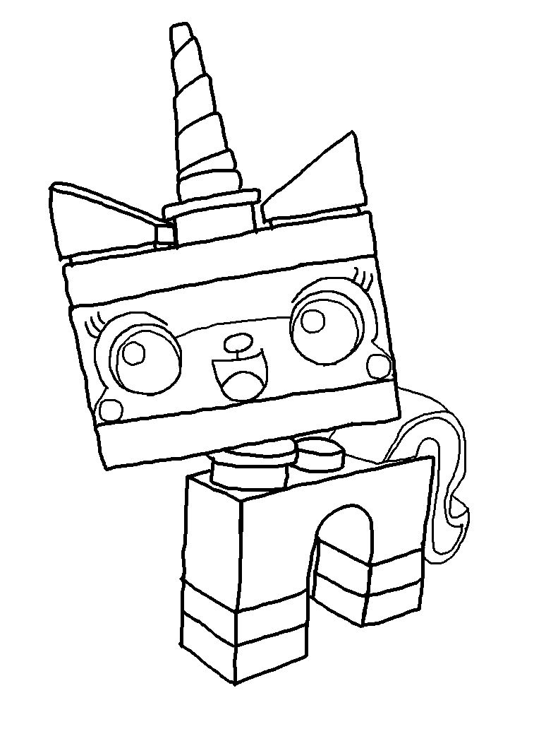 774x1032 Unikitty Lineart By Zeochangling