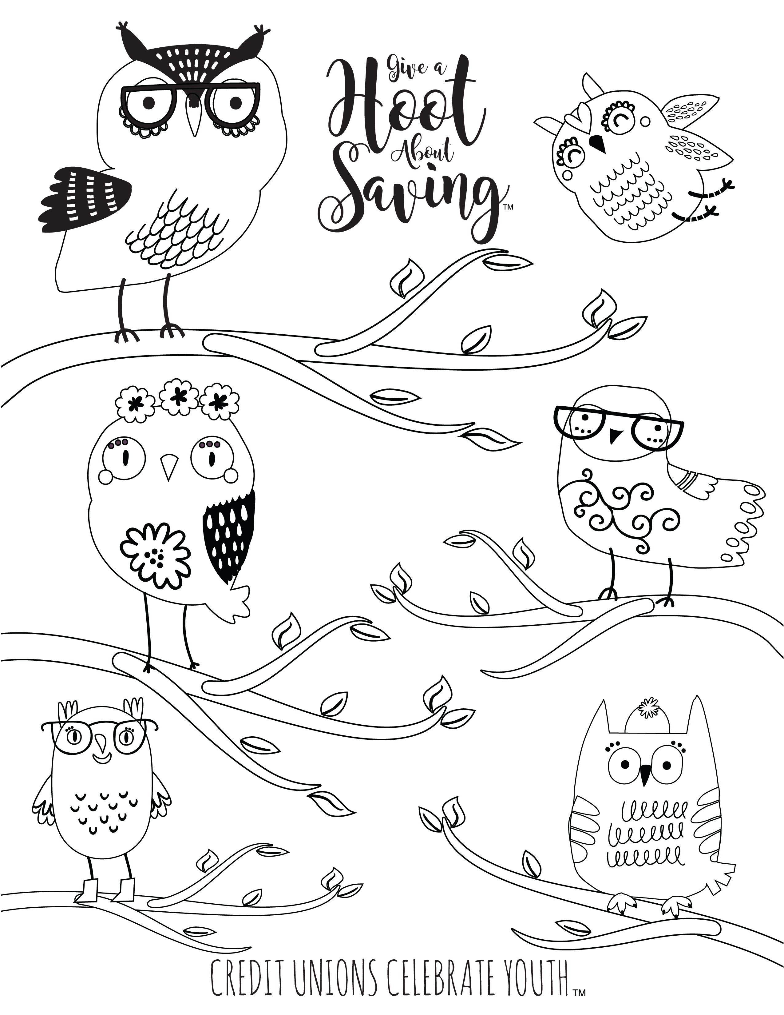 2550x3300 Credit Union Free Coloring Sheet Printables Beautiful Inspiration
