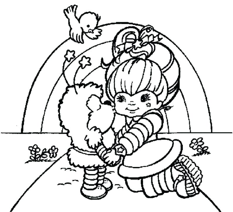 794x721 Simple Rainbow Coloring Page Vanda