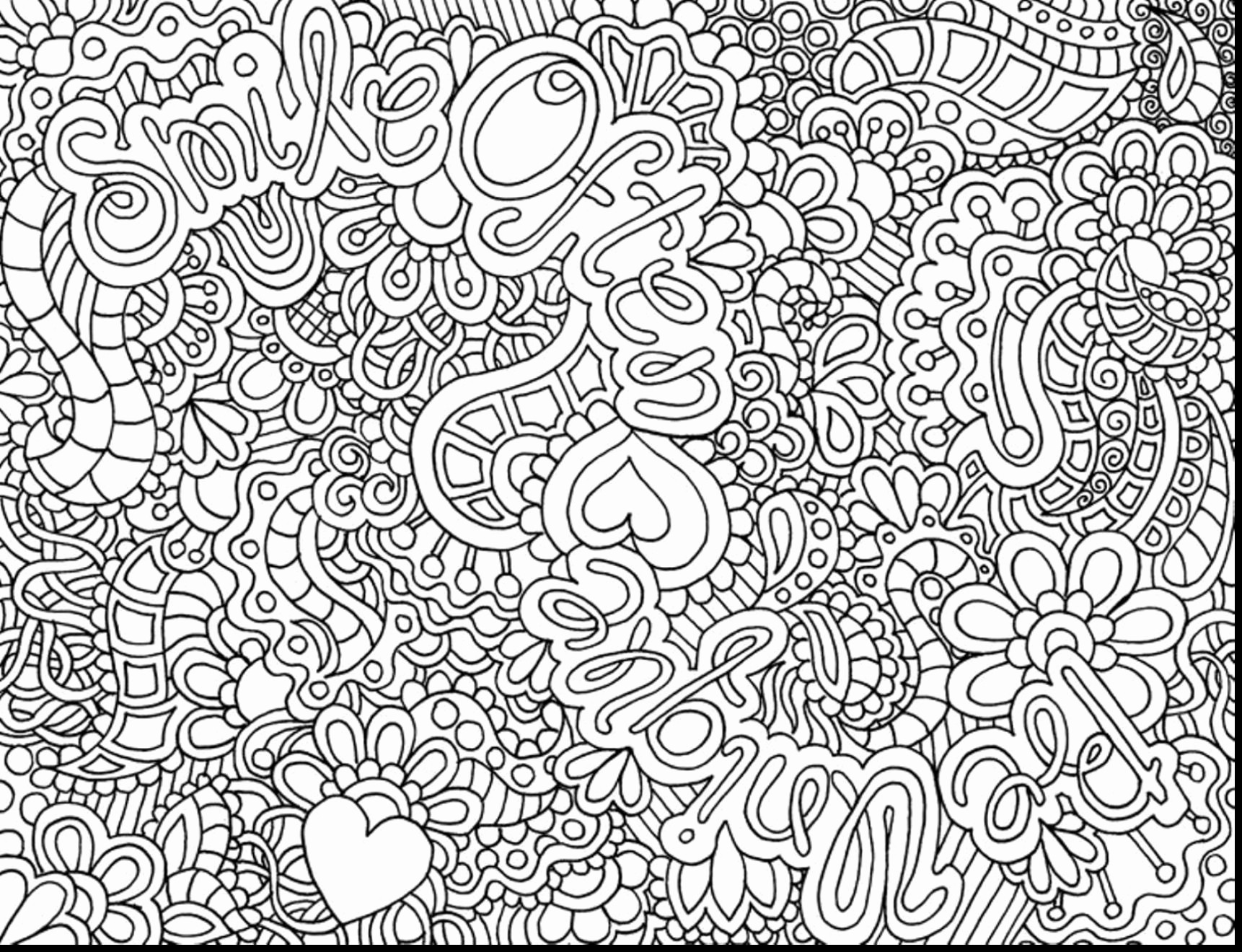 1722x1320 19 Luxury Unique Coloring Pages For Adults