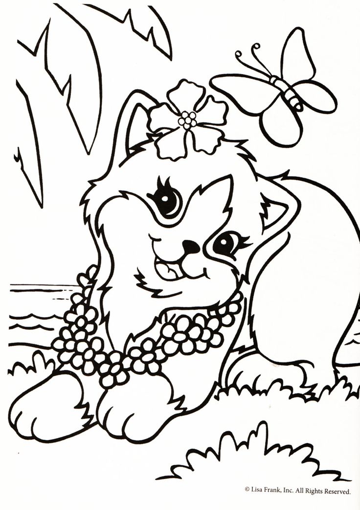 736x1040 Lisa Frank Coloring Pages To Download And Print For Free