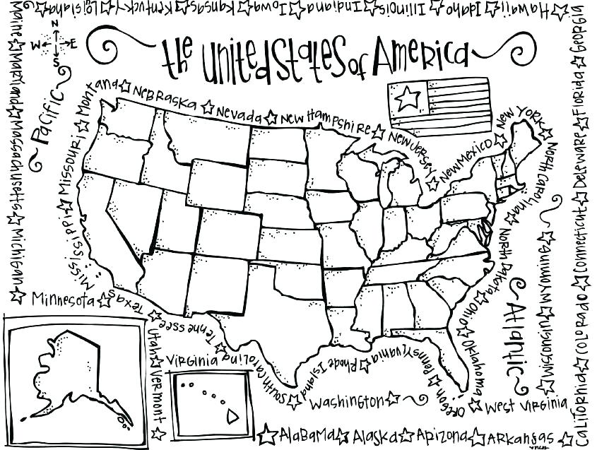 845x637 United States Coloring Pages Online Printable Coloring Great Seal