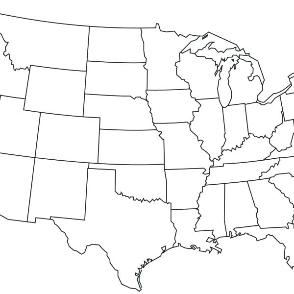 600x600 United States Coloring Pages States Coloring Pages States Coloring