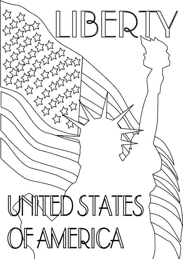 600x847 United States Coloring Pages United States Coloring Book