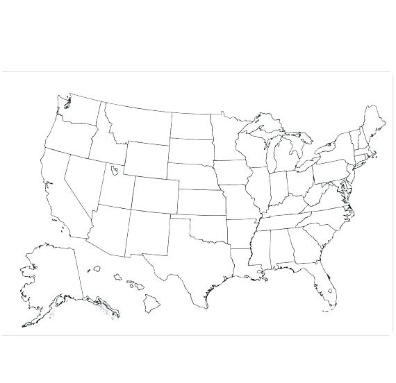 570x552 Online Coloring Map Of The United States United States Coloring