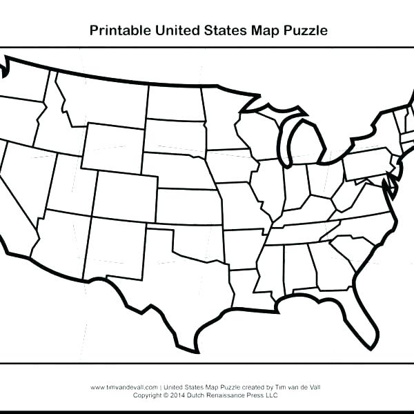 600x600 States Coloring Pages United States Colouring Sheets Map