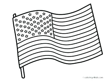 440x330 American Flag Coloring Page Flag Printable American Flag Coloring