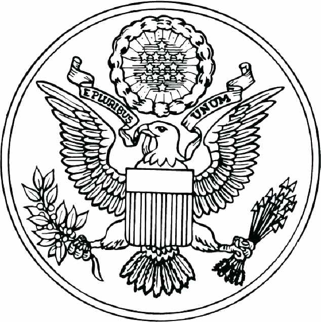 634x635 United States Flag Coloring Pages Printable Captain Bell