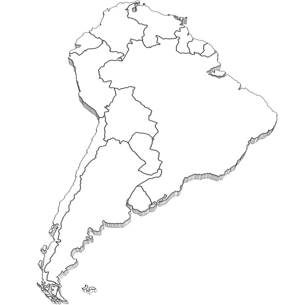 1200x1200 Competitive South America Coloring Pages American Flags Free