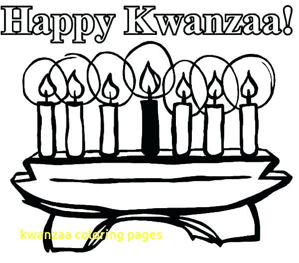 600x527 Kwanzaa Coloring Pages Means Unity Coloring Page Kwanzaa