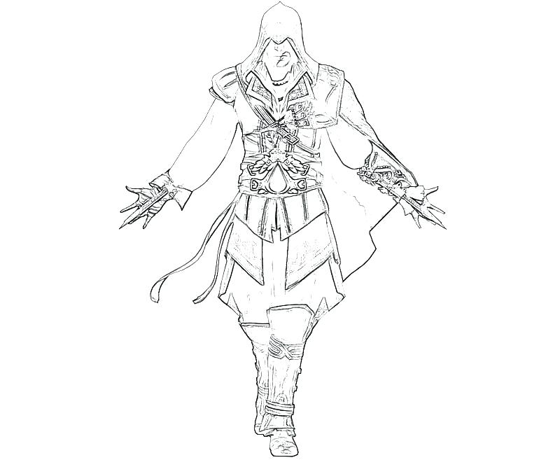 800x667 Assassins Creed Coloring Pages Unity Colouring