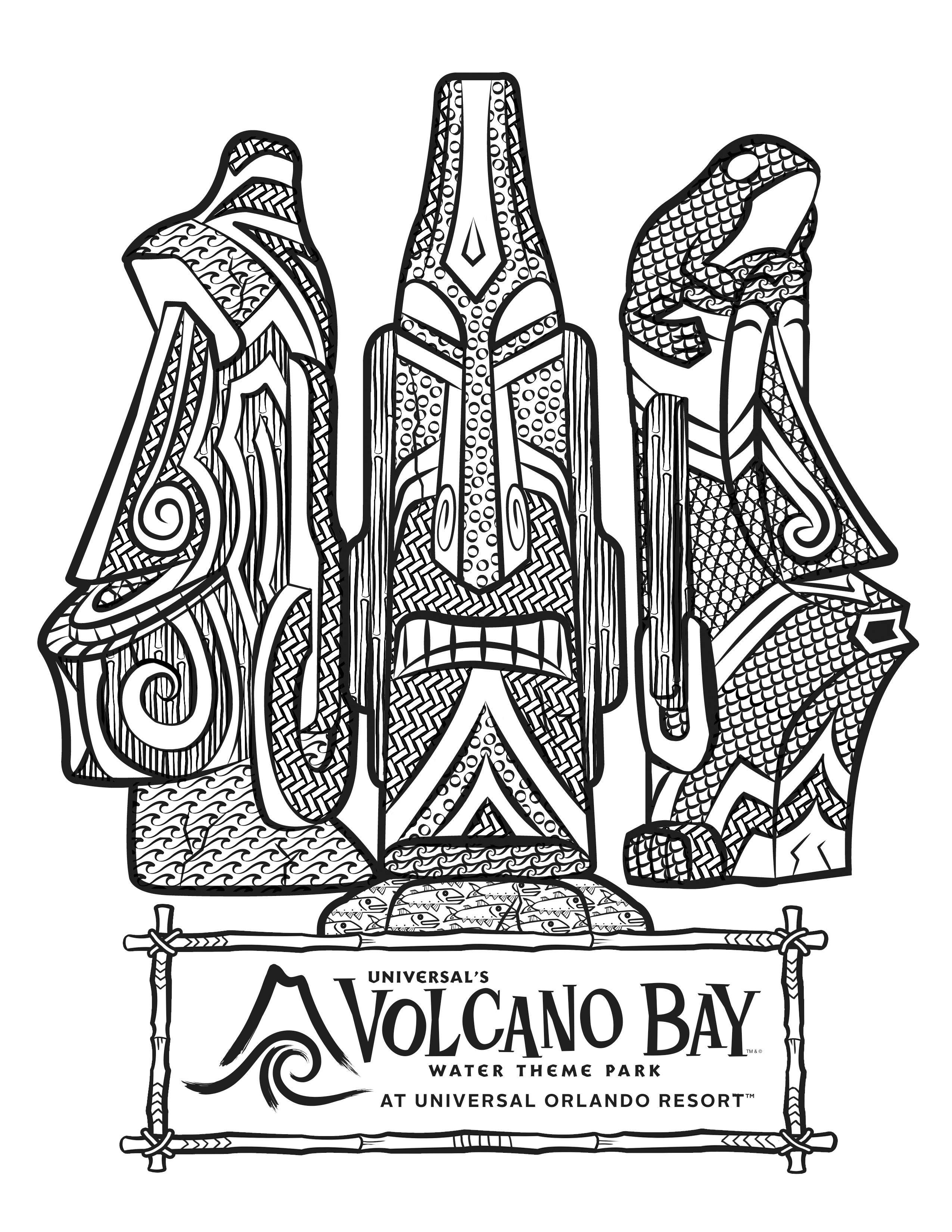 2550x3300 Universal Orlando Close Up Coloring Pages For Universal'S