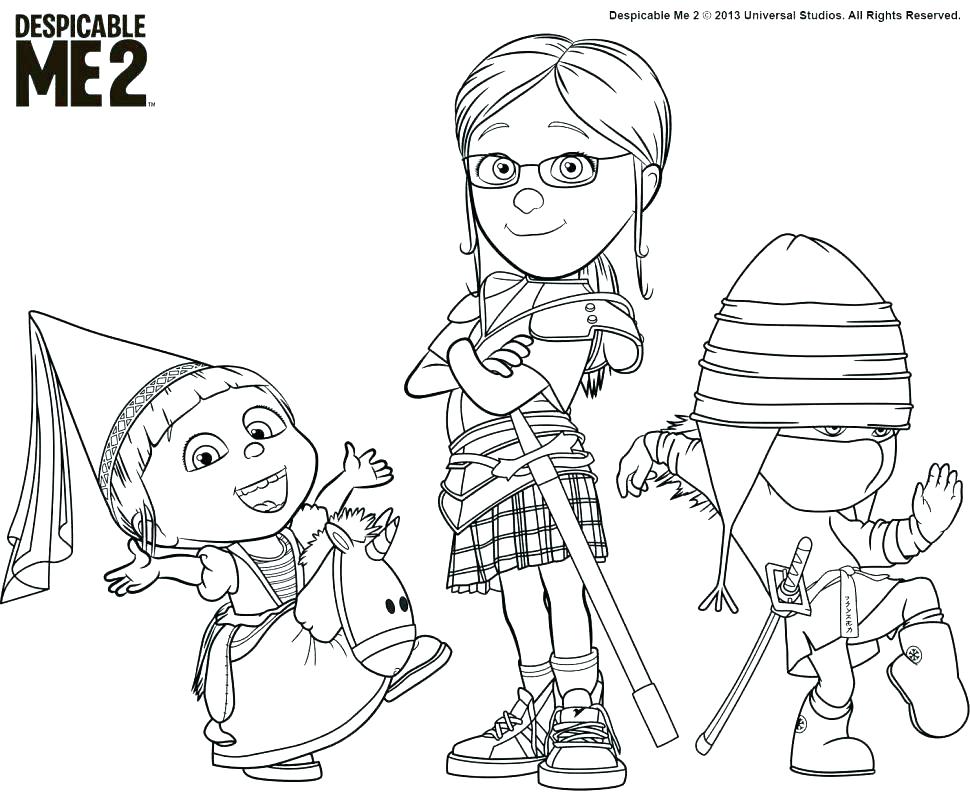 970x808 Minion Pictures To Colour