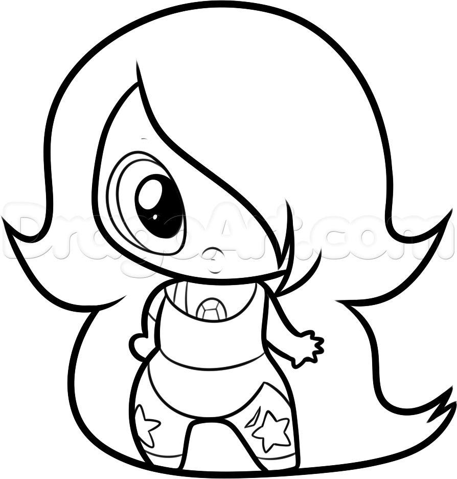 894x936 Coloring Pages Chibi Amethyst From Steven Universe