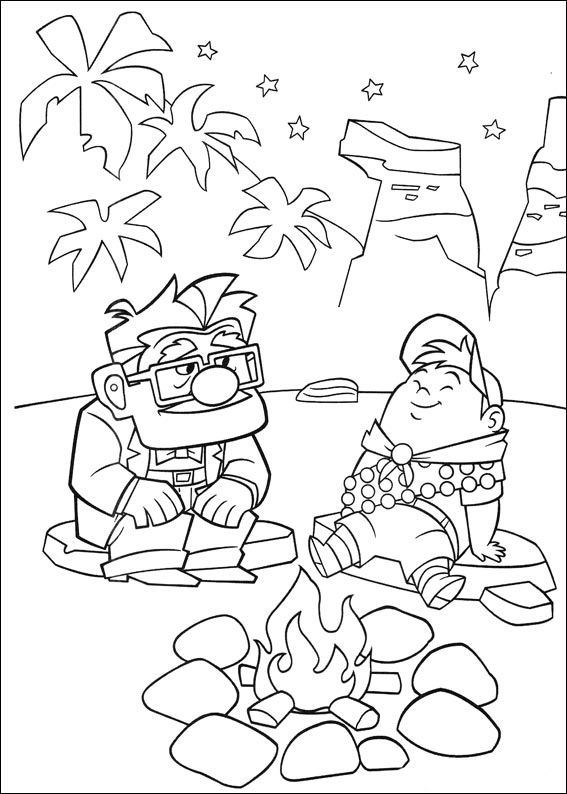 Up Coloring Pages