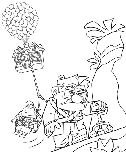 425x510 Up Coloring Pages 4 Coloringpagehub