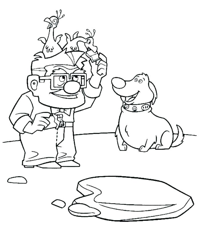 700x803 Disney Up Coloring Pages
