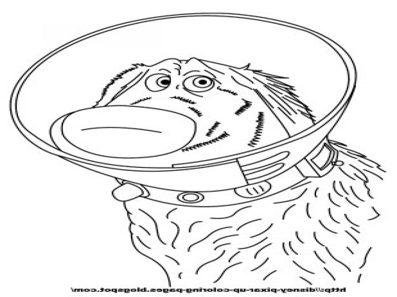1280x960 Pixar Up House Coloring Logo Pages