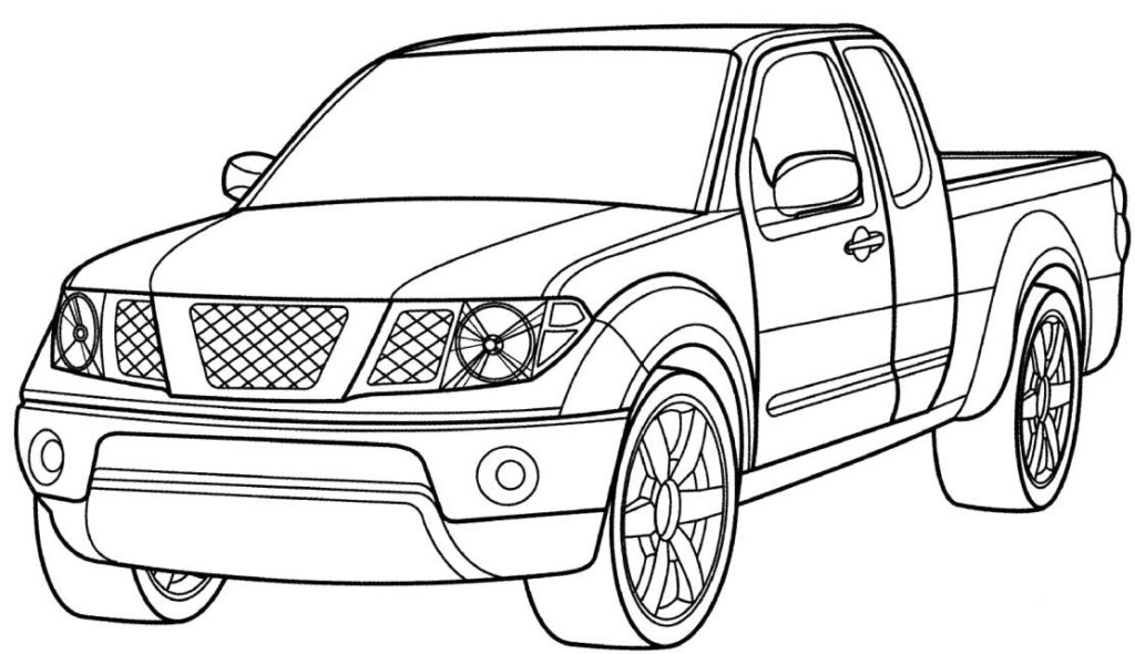 1024x590 40 Free Printable Truck Coloring Pages Download Ups Truck Coloring