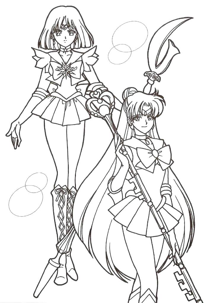 695x1023 Uranus Coloring Page