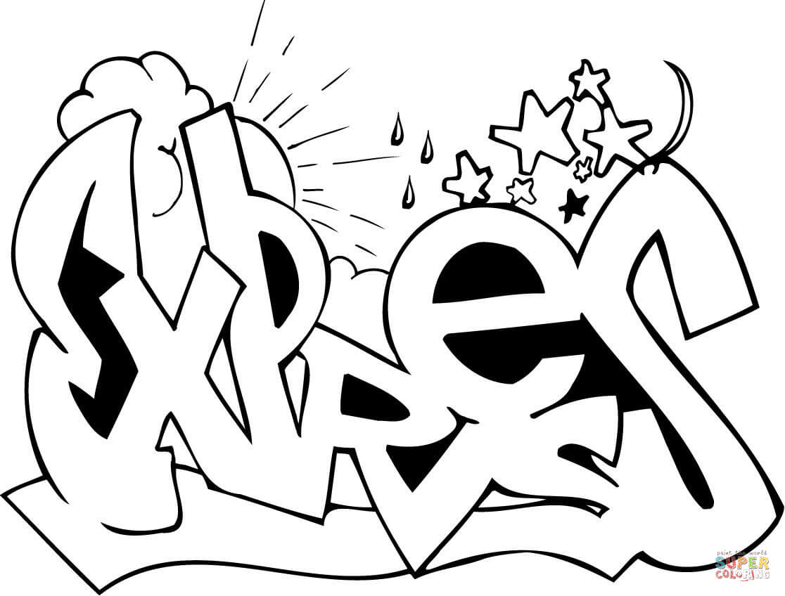 1116x848 Graffiti Coloring Sheets Graffiti Coloring Pages Free Coloring