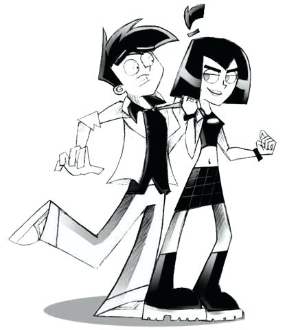 415x480 Danny Phantom Color Pages Printable Coloring Phantom Urban Jungle