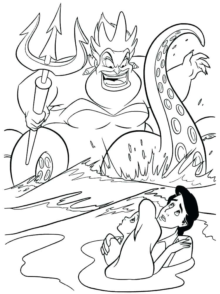 Ursula Coloring Pages