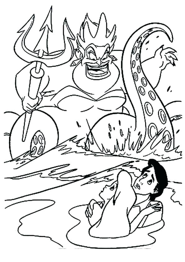 595x842 Ursula Coloring Page Coloring Pages Print Image Best The Little