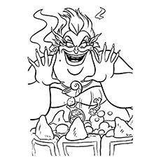 230x230 Top 25 Free Printable Little Mermaid Coloring Pages Online