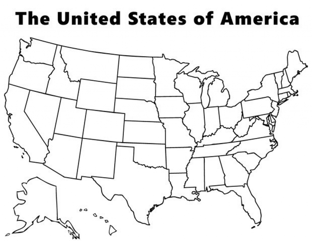 1024x799 United States Map Coloring Page Map Of Usa
