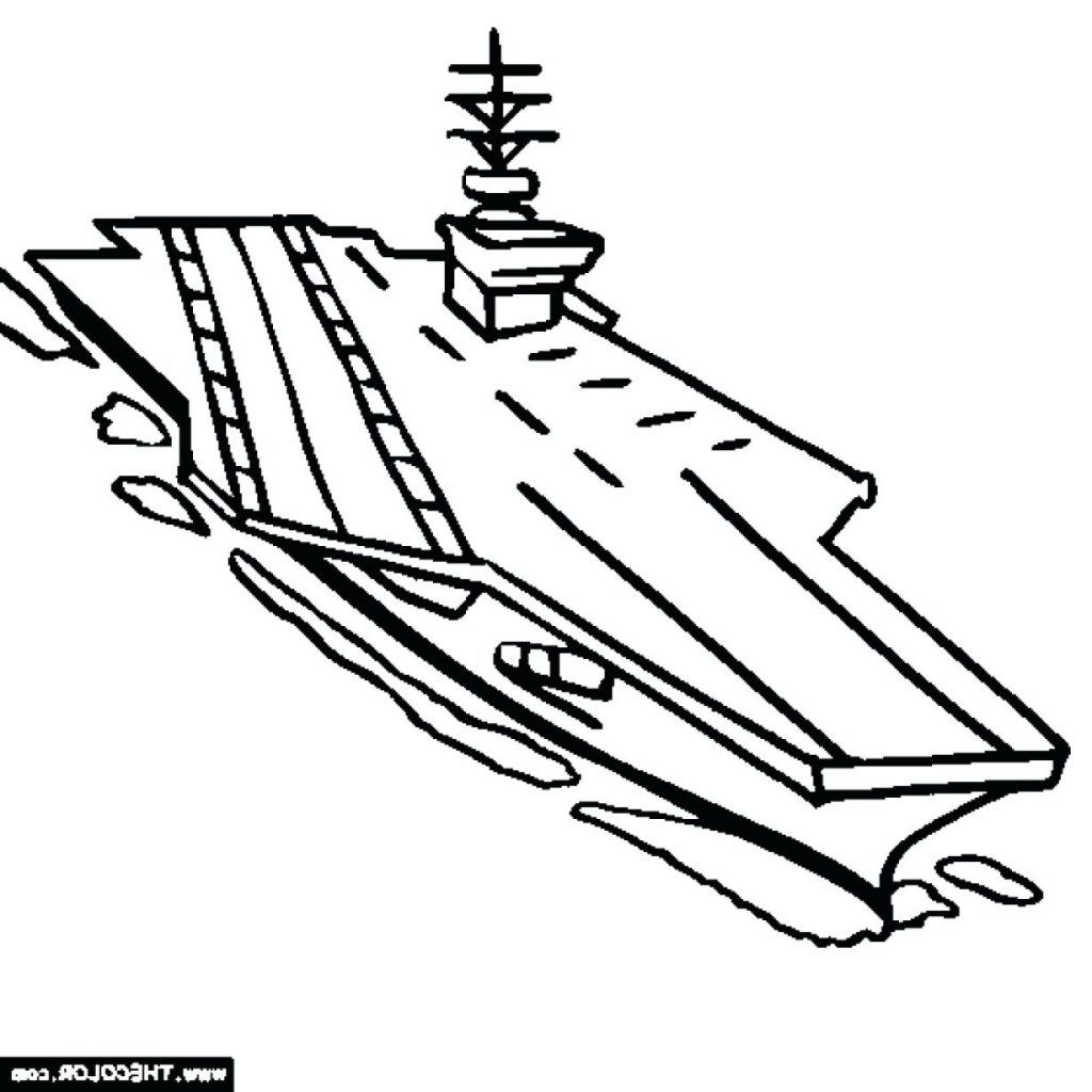 1024x1024 Coloring Page ~ Navy Coloring Pages Aircraft Carrier Us Baby