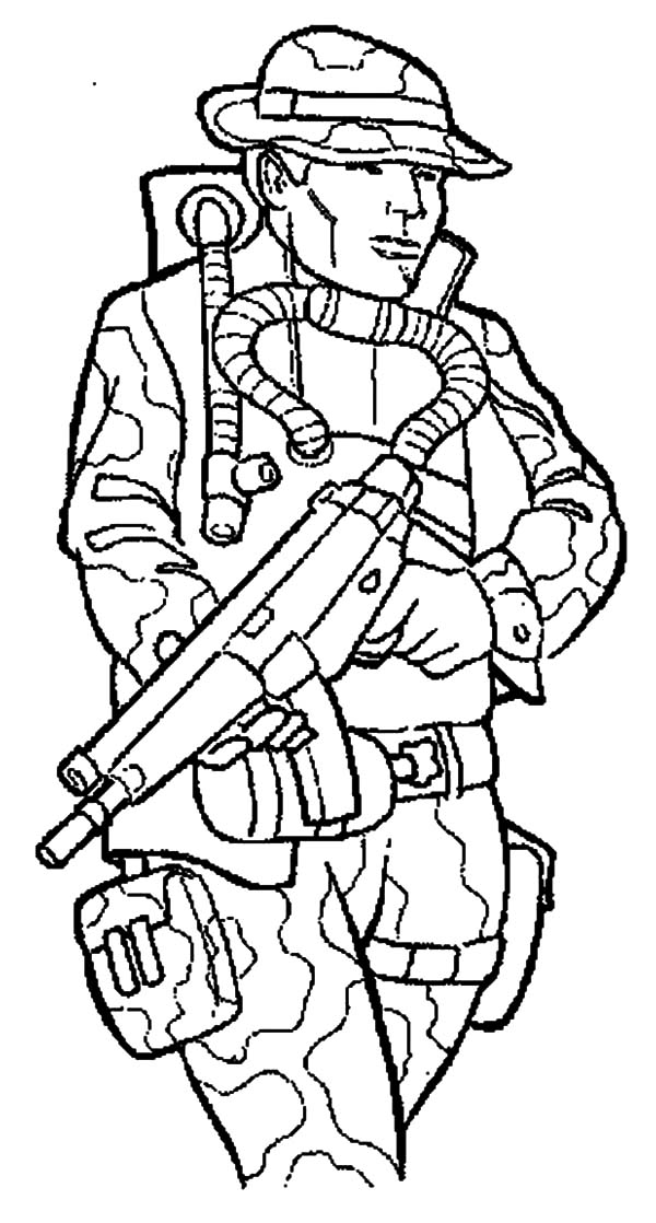 600x1118 Free Army Coloring Pages Soldier Truck Intended For Plan 13