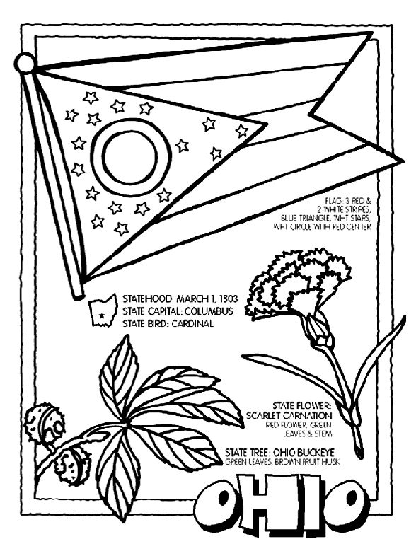 588x762 250 Best Coloring Pages Images On 50 States, Free