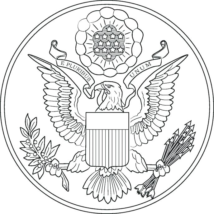 687x687 Us States Coloring Pages Map Of United States Coloring Page State