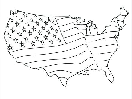 440x330 Us Symbols Coloring Pages United States Symbols Coloring Pages