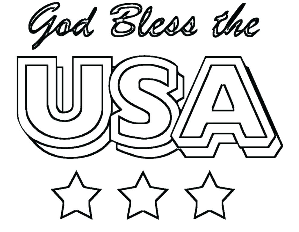 990x768 I Love Usa Coloring Page Free Printable Pages Pertaining To Usa