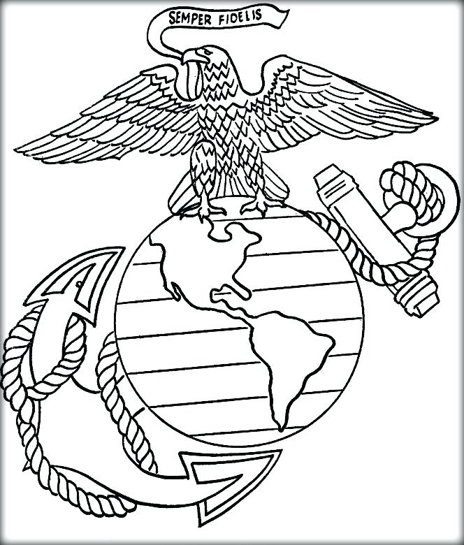 Usmc Coloring Pages