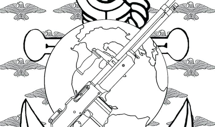 700x415 Coloring Pages Usmc Best Military Army For Veterans Day Printable