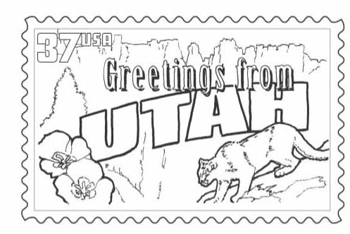 497x332 Utah Coloring Pages Utah State Symbols Coloring Pages Kids